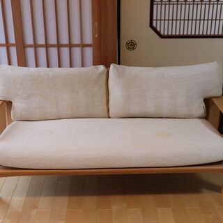カンディハウス　２人掛けソファ（中古）