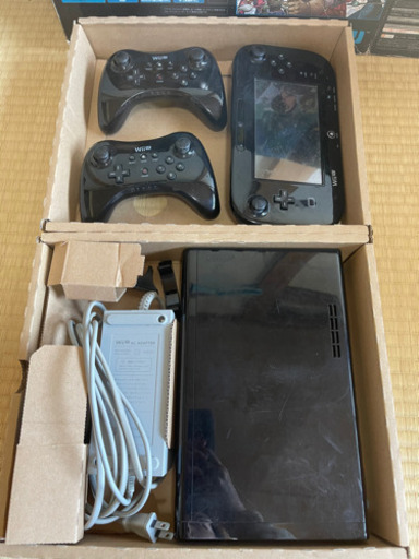 WiiU プレミアムセット　Proコントローラー2個　取説付き