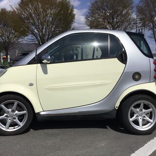 【引き取り先が決まりました】全コミ１２万円！スマートfor2クーペ ガラスルーフ ブラバスパーツ多数　車検R3.6 程度良し！の画像