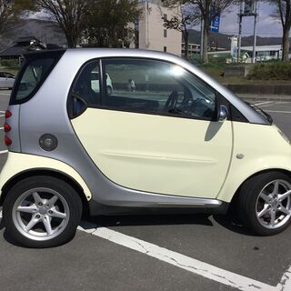 【引き取り先が決まりました】全コミ１２万円！スマートfor2クーペ ガラスルーフ ブラバスパーツ多数　車検R3.6 程度良し！の画像