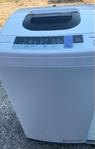 HITACHI 全自動洗濯機 2019年製 5kg