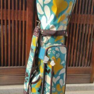 お話し中！〈値下げしまーす〉新品！かわいいキャディーバッグ！おまけ付きの画像