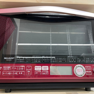 GM466　オーブンレンジ　SHARP　2015年製　RE-SS10C-R　赤　レッド　フラットタイプ　当社配達：6か月保証　お持ち帰り：1週間保証 リサイクルショップ　ケイラック朝霞田島店　朝霞　志木　和光　新座　入間　富士見　ふじみ野　さいたま市　練馬　板橋　東久留米　三芳　戸田　蕨　所沢　川口　清瀬