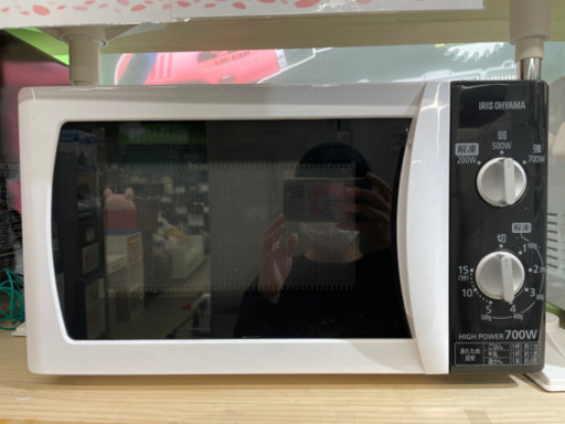 GM467【訳あり価格】保証付き　アイリスオーヤマ　電子レンジ  2018年製　IMB-T171-5　白　ホワイト　ターンテーブル　当社配達：6か月保証　お持ち帰り：1週間保証 リサイクルショップ　ケイラック朝霞田島店　朝霞　志木　和光　新座　入間　富士見　ふじみ野　さいたま市　練馬　板橋　東久留米　三芳　戸田　蕨　所沢　川口　清瀬