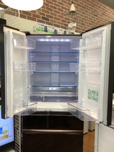 MITSUBISHI 三菱　6ドア冷蔵庫 MR-MX57E-ZT 2019年製　572L