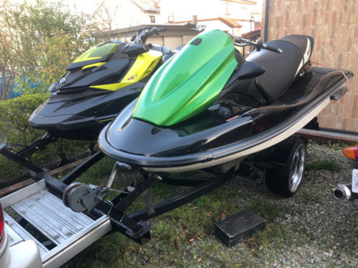 トレーラー付き！シードゥRXP 260RS改、カワサキSTX 15F