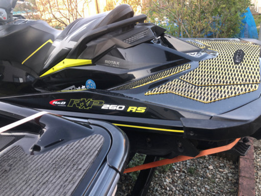 トレーラー付き！シードゥRXP 260RS改、カワサキSTX 15F