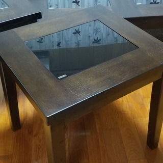 アシュリーファニチャー(Ashley Furniture), サイドテーブル, ダークブラウンの画像