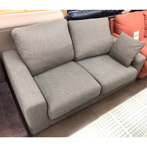■今だけ！引き取り限定価格　13,200円！■ニトリ　2人掛けソファー YL-DBR　グレー　USED