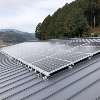 太陽光パネル、蓄電池設置