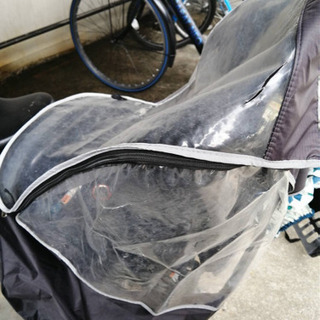 OGK 後ろのせ自転車、レインカバー付きの画像