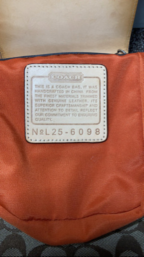 4MKO246 COACH コンパクト ショルダー 茶色