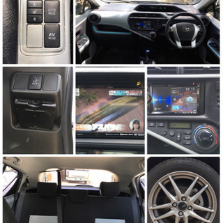 ✔️ アクア 車検取立て！令和5年4月！ BluetoothナビTV ハイブリッドの画像