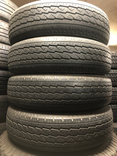 175R14 LT 8PR 夏4本セット美品❣️バン　小型トラック等に