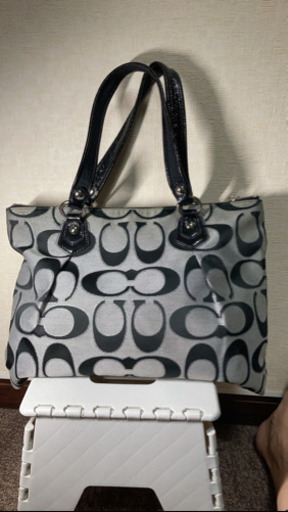 4MKO252 COACH コーチ トートバッグ グレー 黒