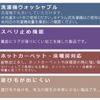 【再販あと1枚】洗濯機OK！ウレタンラグ 円形  直径190ｃｍリビング マイクロファイバー オールシーズンの画像