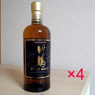 竹鶴（旧ボトル）4本