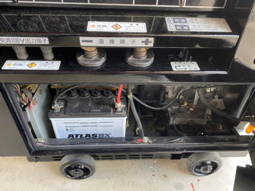 溶接機 エアマン 防音型エンジン発電溶接機 PGW180SC