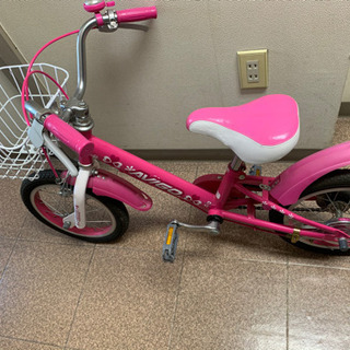 14インチ　自転車　補助輪付きの画像