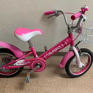 14インチ　自転車　補助輪付きの画像