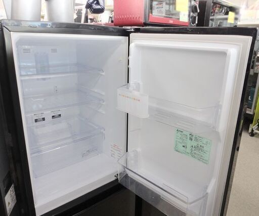 2ドア冷蔵庫 146L 2015年製 三菱 MR-P15Z-B 100Lクラス ブラック☆ PayPay(ペイペイ)決済可能 ☆ 札幌