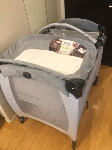Gracoグレコ製　ベビーベッド・ベビーサークル・おむつ台