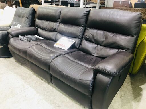 6/3販売済！NITORI BELIEVER2 3人掛け電動リクライニングソファ