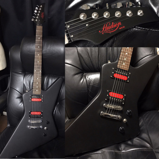 美品Hudsonエクスプローラー　ギターGUITARハードロックヘヴィメタル