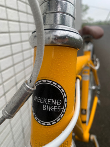 受け渡し決まりましたweekend bikes イエロー