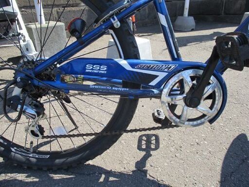ジュニアサイクル 24インチ SHIMANO ブルー 青 6段変速 子供用自転車 札幌市東区 新道東店