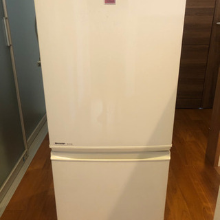 【中古】SHARP 2ドア 冷蔵庫 SJ-V14S-KP