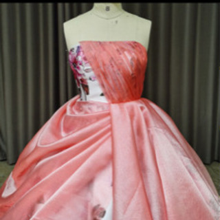 カラードレス(パニエ付き)