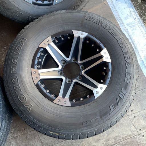 極上品　ランクル　タイヤ　アルミホイール　265/70R16 夏タイヤ　Weds  ウェッズ