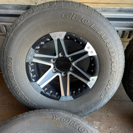 極上品　ランクル　タイヤ　アルミホイール　265/70R16 夏タイヤ　Weds  ウェッズ