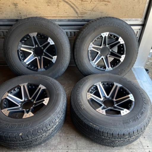 極上品　ランクル　タイヤ　アルミホイール　265/70R16 夏タイヤ　Weds  ウェッズ