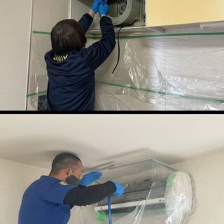 【ハウスクリーニング作業!!】未経験者・週一から歓迎⭕️／若い世代・女性活躍中の画像