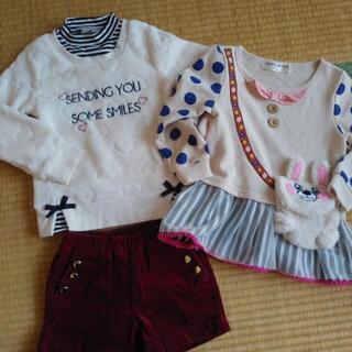 ★⑸美品　女の子　秋～冬服　110cm　8着セット　の画像