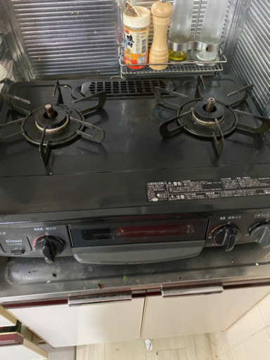 プロパン用2口コンロ