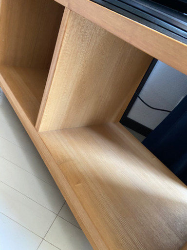 【美品】無印良品　オーク材　棚　テレビ台