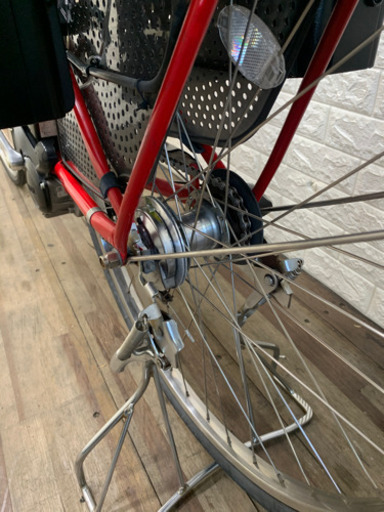 YAMAHA PAS ラフィーニ　8.1AH レッド　前後子供乗せ