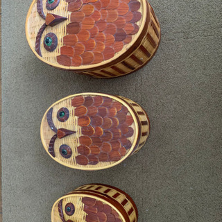 フクロウの小物入れ