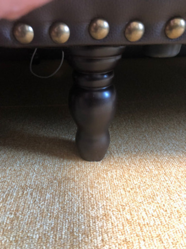 美品!2分割のソファベッド