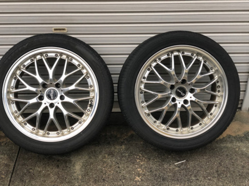 メッシュ18インチ　タイヤ＆ホイール　225/45r18 ②値下げ