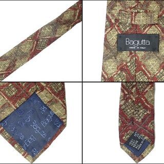 AA510 Bagutta バグッタ イタリア製 ネクタイ シルクの画像