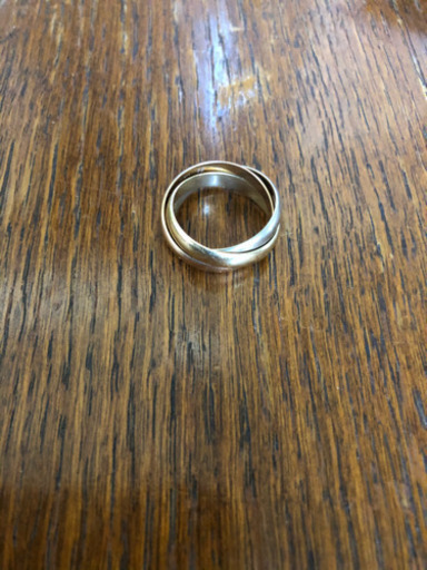 カルティエ　Cartier トリニティ　3カラーリング　k18