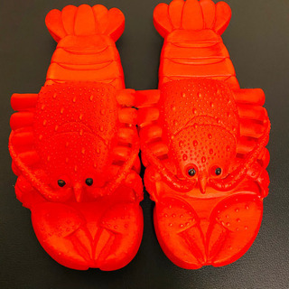 #伊勢海老#サンダル#スリッパ#新品#面白グッズ#