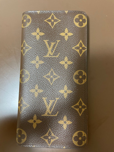 ポルトフォイユ ブラザ モノグラム ブラウン レザー 二つ折り長財布 LOUIS VUITTON
