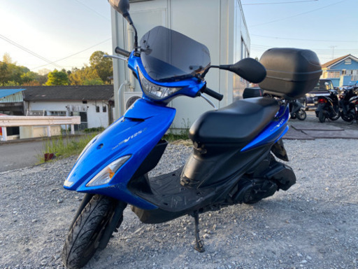 スズキ アドレスV125S   CF4MA  リアボックス、スクリーン付き♪ LEDヘッドライト 走行テスト済み 関東圏内即日配送可能です！