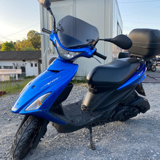 スズキ アドレスV125S CF4MA リアボックス、スクリーン付き♪ LED