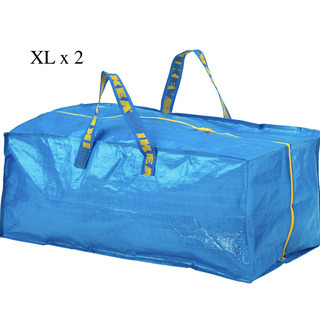 取引中 IKEA FRAKTA XL ブルーバッグ リュック バ...